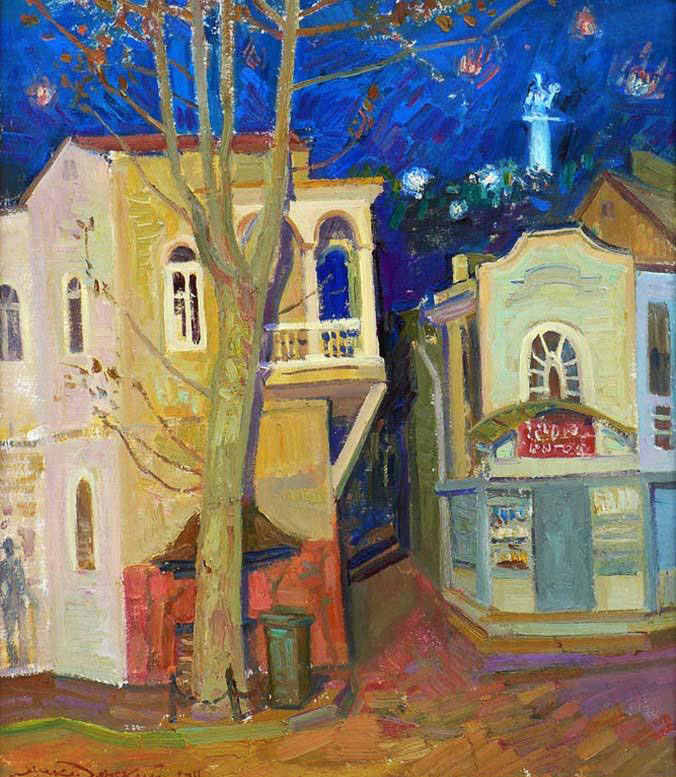 «Нічне Тбілісі». 2011. Полотно, олія